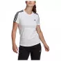 Дамска тениска Adidas Essentials Slim 3-Stripes Tee GL0783